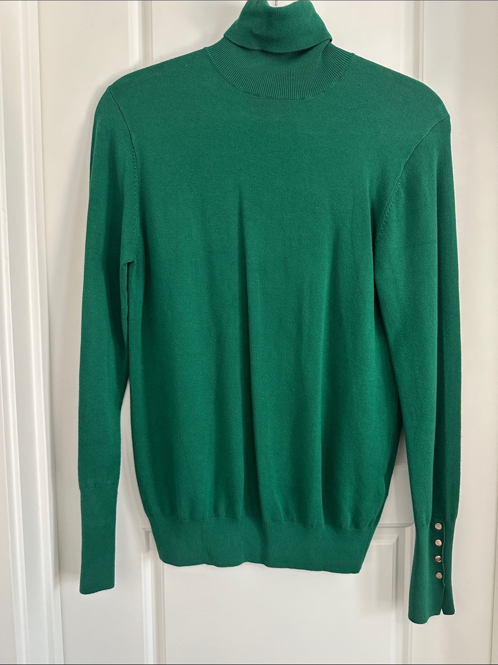 Zara Emerald Green Turtleneck Sweater